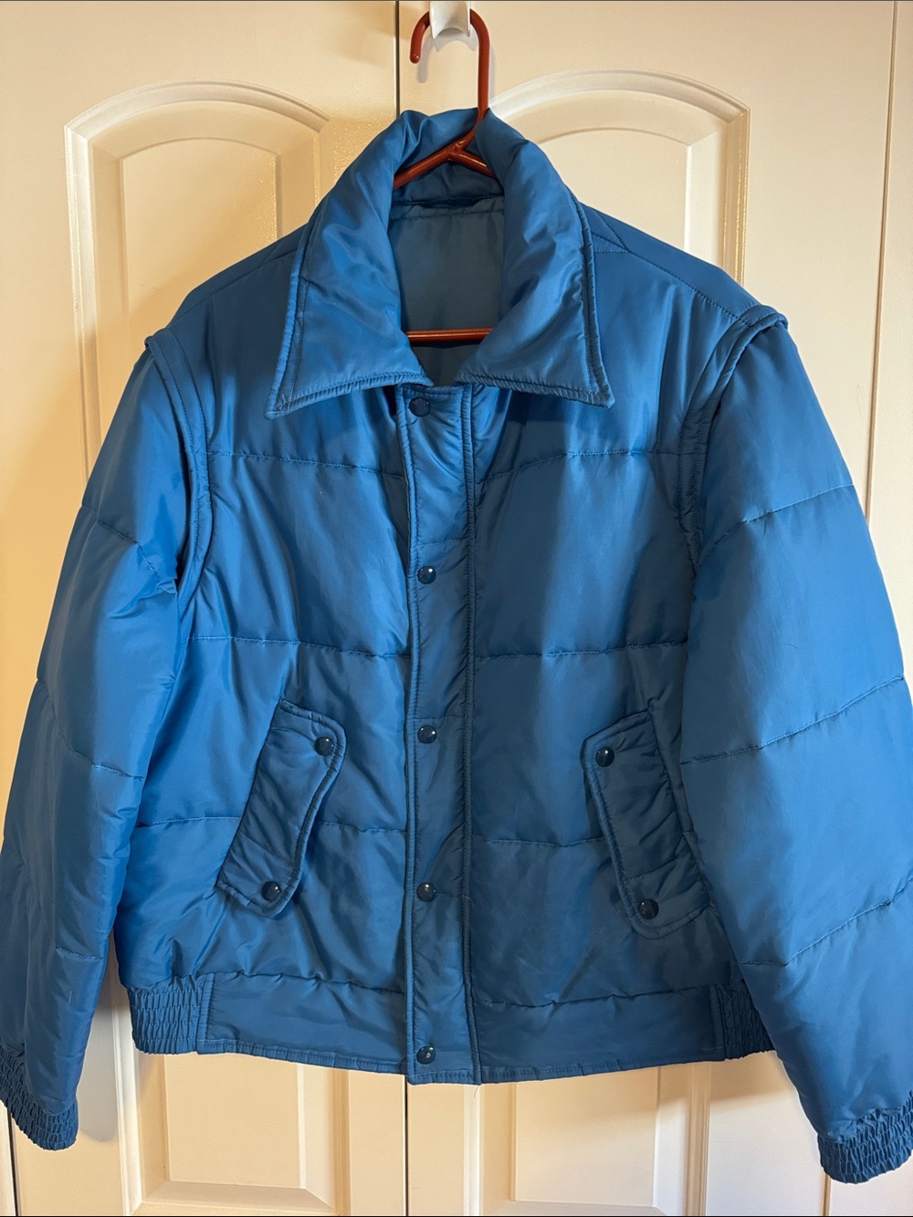 Blue Women’s Puffer Jacket